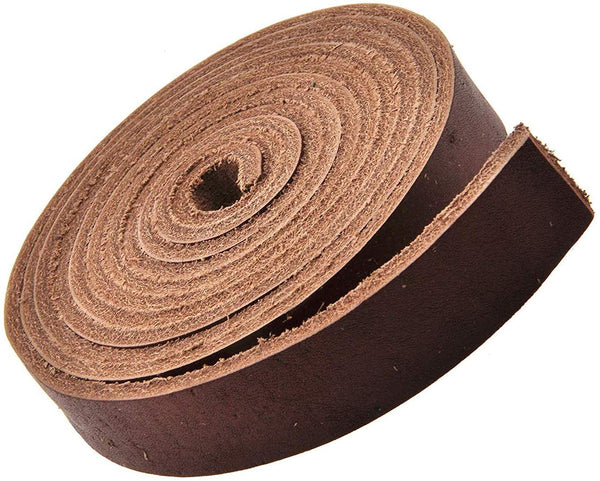 Mandala Crafts Genuine Leather Strap – Brown Cowhide Leather Strips fo –  MudraCrafts