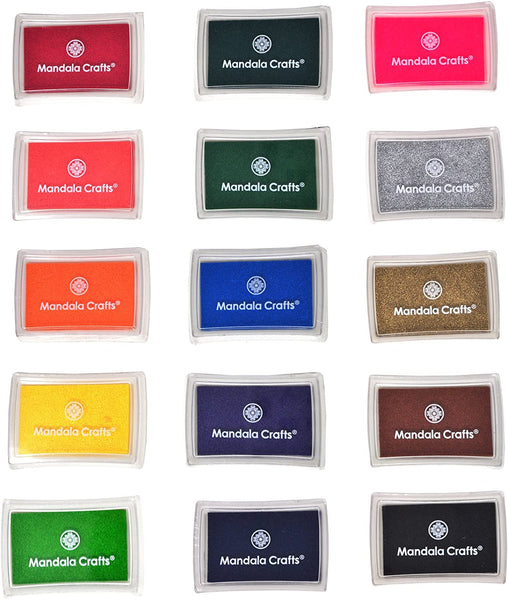 Mandala Crafts Washable Ink Pads for Kids Washable Stamp Pads for Kids –  MudraCrafts