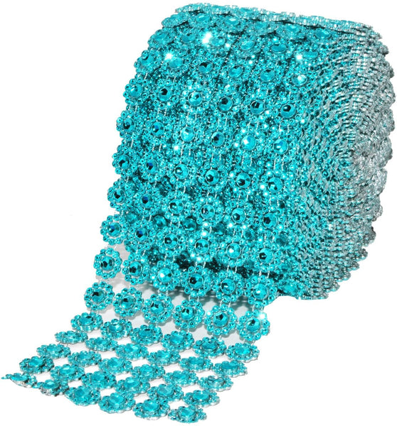 Mandala Crafts Faux Diamond Bling Wrap, Faux Rhinestone Crystal Mesh R –  MudraCrafts