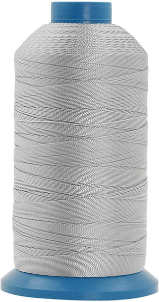 Mandala Crafts Bonded Nylon Thread for Sewing Leather, Upholstery, Jeans  and Weaving Hair; Heavy-Duty (T210 #207 630D/3, Russet Brown)