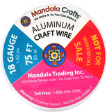 Mandala Crafts Anodized Aluminum Wire for Sculpting, Armature, Jewelry Making, Gem Metal Wrap, Garden, Colored and Soft, Assorted 6 Rolls (14 Gauge, Combo 2)