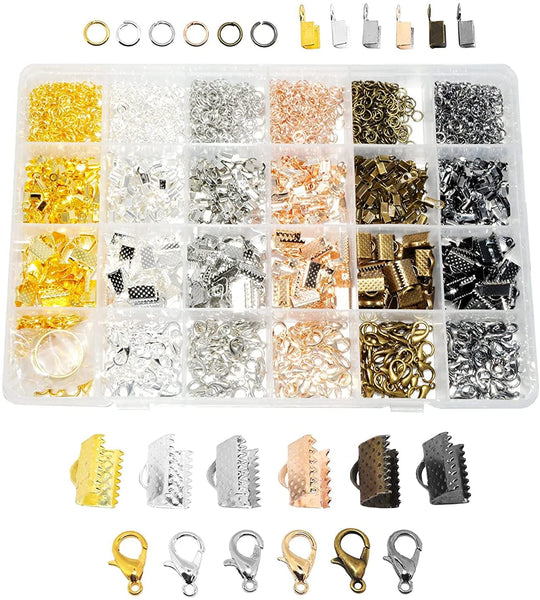 24 Pieces Bracelet Extender Clasp Fold Over Clasp Earring Backs, Gold  Silver Bracelets Clasp Fold Necklace Extenders Fold Over Extender Earring