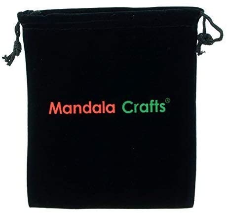 Mandala Crafts Mala Prayer Beads Necklace, Bracelet from Natural Vera Wood for Meditation, Yoga; 108 Beads;