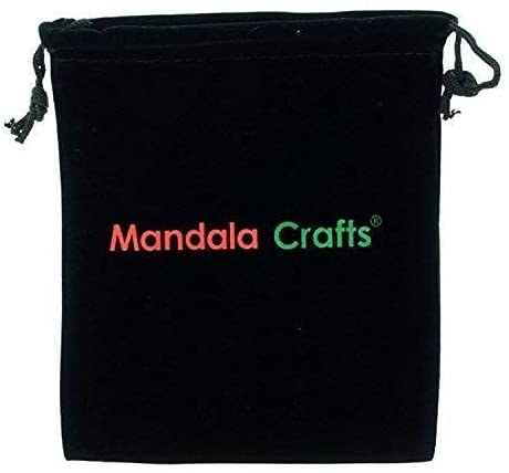 Mandala Crafts Wood Mala Beads Necklace – Japa Mala Beads 108 Necklace – 108 Mala Beads Bracelet Mala Prayer Beads Necklace for Men Women Mala Meditation Beads Red Wood Blue Marker