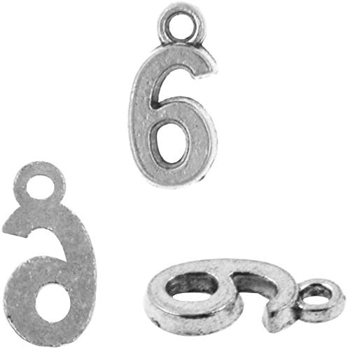Number Charms for Necklaces, Bracelets, Pendants, Jewelry Making, 0-9 –  MudraCrafts