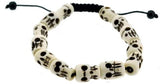 Hinky Imports Tibetan Meditation Yak Bone Skull Bead Bracelet Buddhist Prayer Beads Wrist Mala