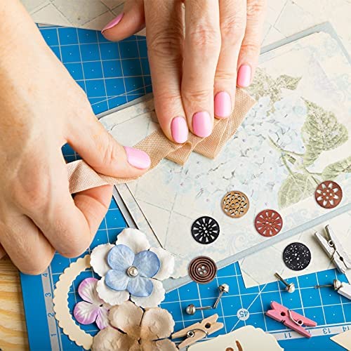 10 Dark Wood Wooden Buttons 20mm Sewing crafts Scrapbook Button