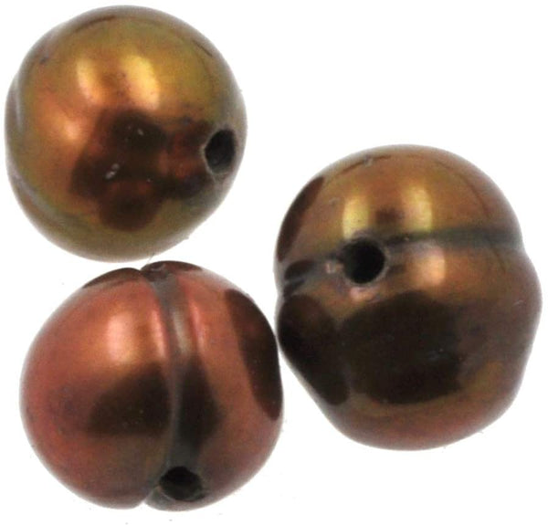 Mudra Crafts Real Freshwater Cultured Pearls for Jewelry Making, Loose Bulk Predrilled Bead Kit