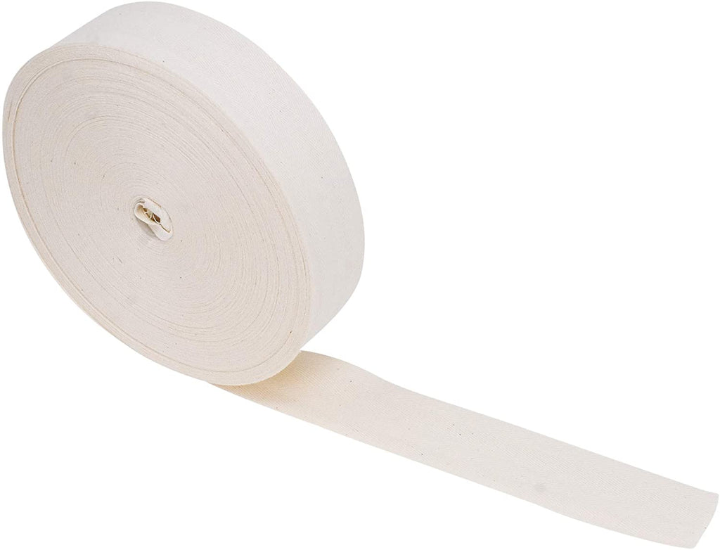 Cotton Twill Tape 3/4 White, 10 yard roll