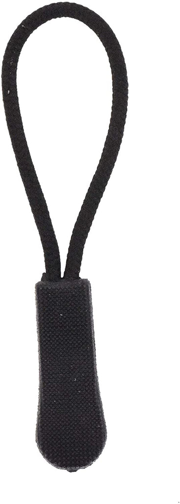 5 Handbook Nylon Zipper Pull in Matte Black - 3pcs – Atelier Fiber Arts