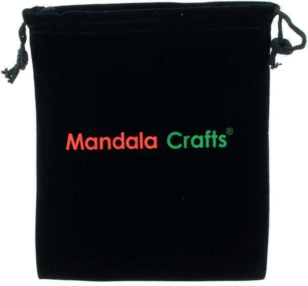 Mandala Crafts Stackable Bohemian Bracelet for Women – Layering Beaded Leather Boho Wrap Bracelet – Hippie Multi Layered Bracelets for Women