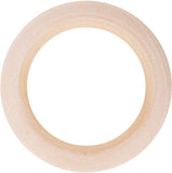 Mandala Crafts Natural Wood Rings for Crafts – Macrame Wooden Rings for Crafts - Natural Unfinished Wood Rings for Macrame Rings Knitting Jewelry Making