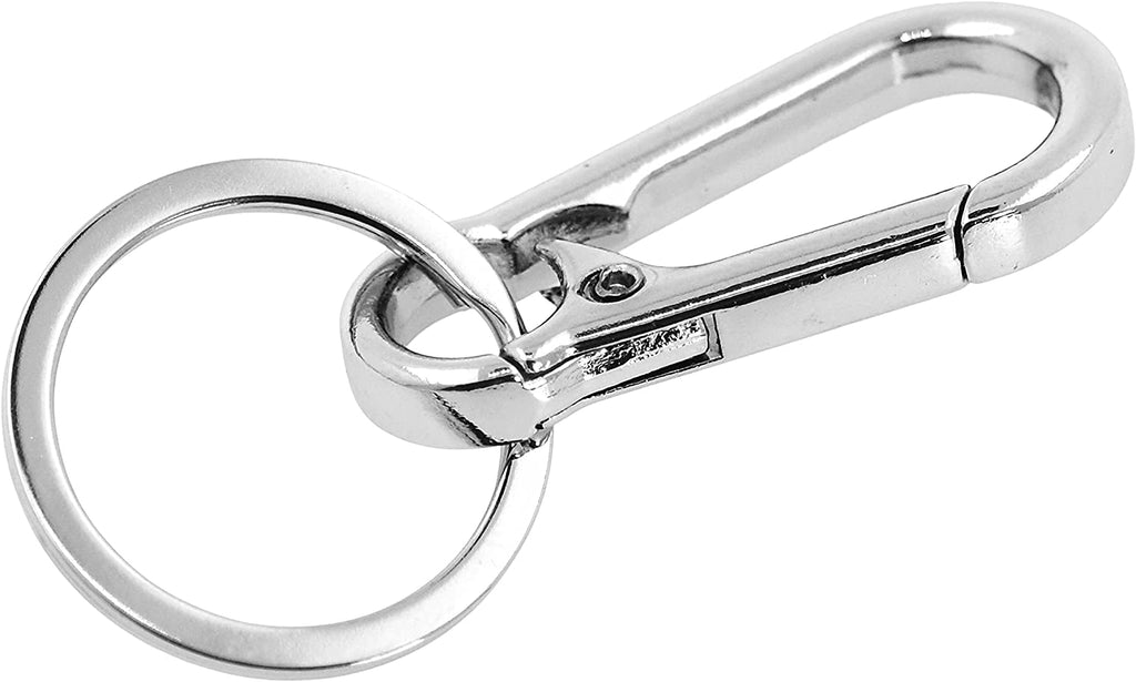 Mandala Crafts 5 PCs Metal Carabiner Keychain Clip Key Ring Clips