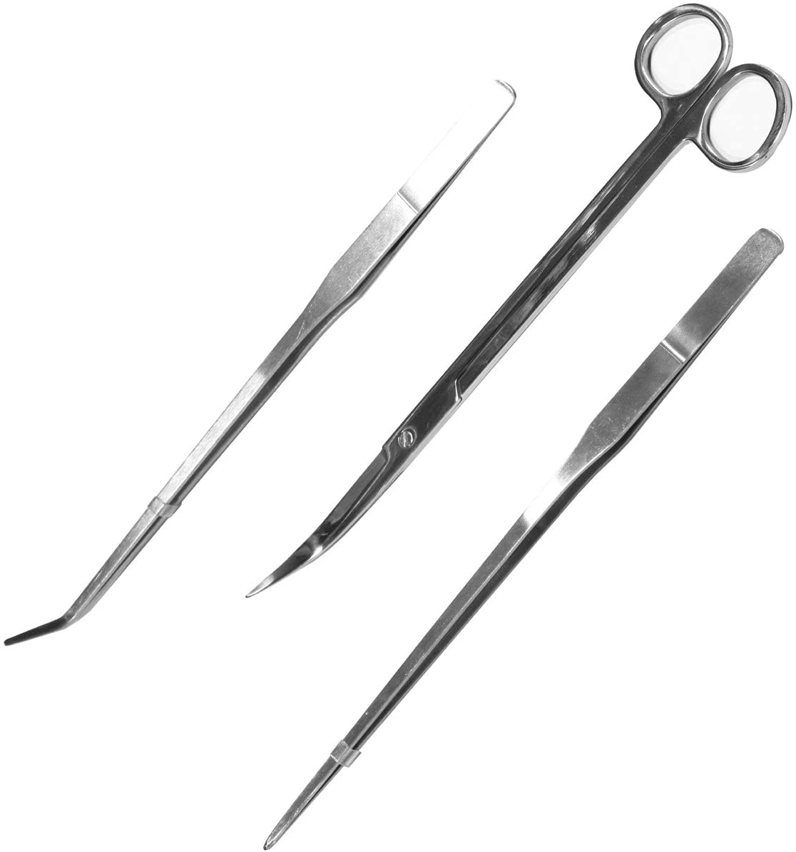 Reptile Feeding Tongs, Curved, Straight Forceps for Snakes