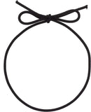 Mandala Crafts Stretch Loops with Pre-Tied Bows from Elastic Ribbon String for Gifts, Boxes, Tags Pack of 100