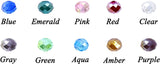 Mandala Crafts Bicone Crystal Beads for Jewelry Making – Faceted Bicone Crystal Glass Beads for Jewelry Making Crafts Beading