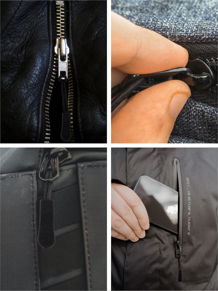 Mandala Crafts Assorted Colors Zipper Pull Replacement – 100 Replacement Zipper Pull Tab Pullers for Jackets Backpacks Purses Luggage – Nylon Zipper Cord Extension