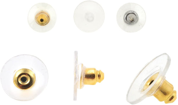 Mandala Crafts Clasp Crimp Jump Ring Screw Back Earring Hook Jewelry Making Finding Supplies Clear Box Starter Kit (Earring Hooks Posts Backs)