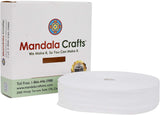 Mandala Crafts Twill Tape - Cotton Ribbon Webbing - Natural Cloth Strap Herringbone Ribbon for Seam Binding Sewing Trimming Wrapping