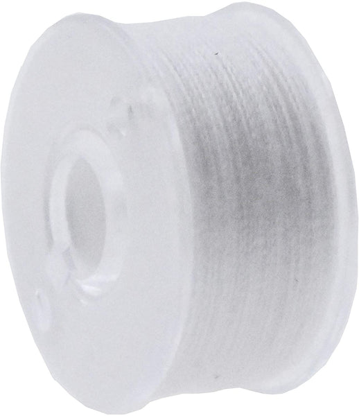 Mandala Crafts Prewound Bobbin Thread – Prewound Bobbins for Embroidery Machines Singer Brother 144 PCs Class 15 60/2 60WT White