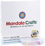 Mandala Crafts Flatback Pearls for Crafts – Imitation Flat Back Pearl Gems – Nail Pearls for Nails - Half Pearls for Crafts 605 PCs 4mm to 12mm Silver 4mm 5mm 6mm 8mm 10mm 12mm
