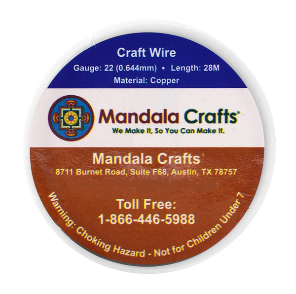 Mandala Crafts Copper Wire for Jewelry Making – Metal Craft Wire