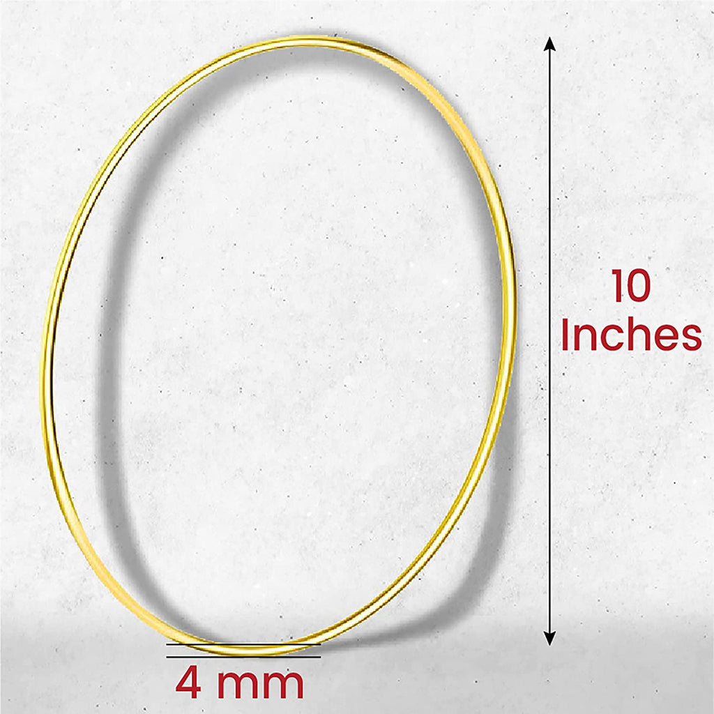 10 Pcs 4 Inch Metal Craft Rings Hoops Gold Macrame Hoops Rings Dream  Catcher Rings for DIY Crafts, Macrame and Dream Catcher Supplies