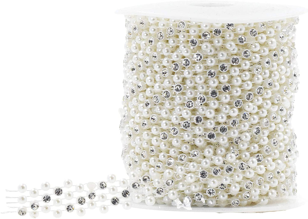 Rolls of Beads, Acrylic, Crystal, Pearls
