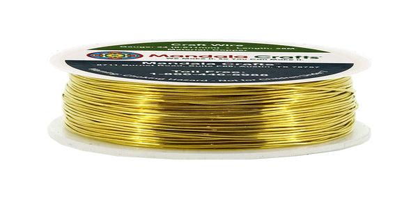 Mandala Crafts Copper Wire for Jewelry Making – Metal Craft Wire for Crafts – Tarnish-Resistant Beading Jewelry Wire Coil Wire for Jewelry Wrapping Green 28 Gauge 55 Yards