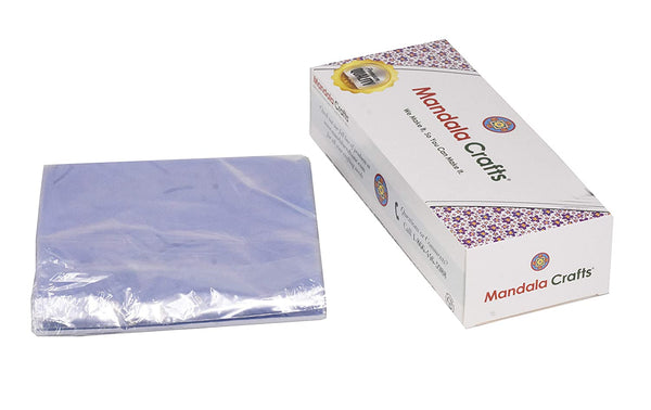 Plastic Shrink Wrap Bags for Soaps Shoes Gift Baskets – Clear Heat Shrink Wrap Bags for Bath Bombs CD Books Candles Heat Shrink Packaging by Mandala Crafts 500 PCs 6 X 6 Inches