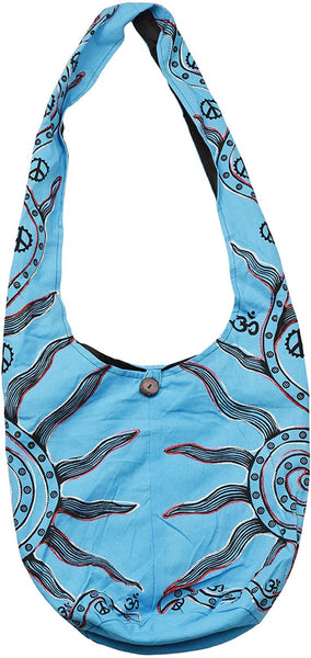 Hippie Bag Cross-Body Baja Sling Bag Tote Classic Baja Jacket Fabric  Material - Sanyork Fair Trade