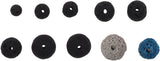 Mandala Crafts Volcanic Lava Beads for Jewelry Making Bulk Kit – Natural Lava Stone Beads - Lava Rock Beads for Essential Oils Diffuser Bracelet Necklace