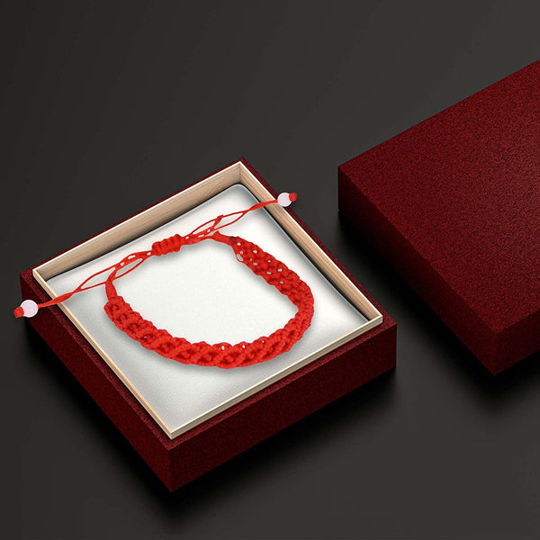 Mandala Crafts Kabbalah Red String Bracelet Protection Against