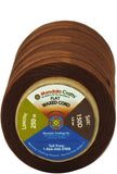 Mandala Crafts 150D 210D 0.8mm 1mm Leather Sewing Stitching Flat Waxed Thread String Cord (150D 0.8mm 250M, Aquamarine)