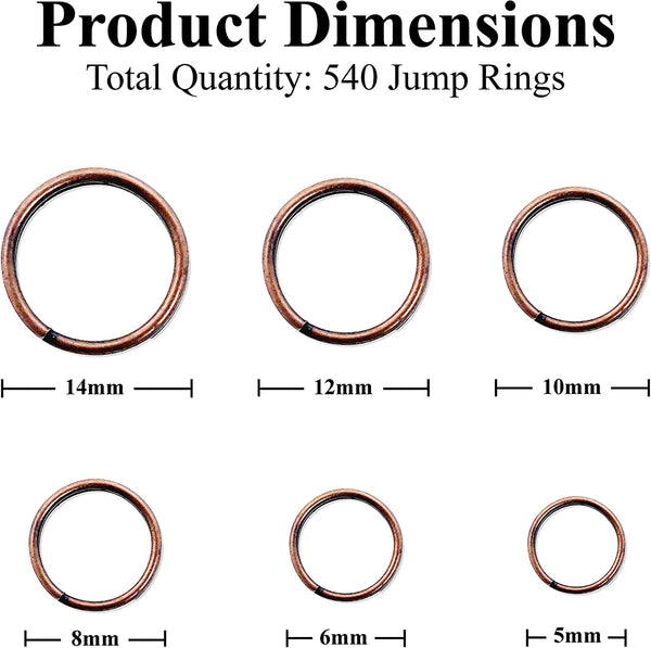 Wholesale 8mm Metal Round Split Rings Small Double Ring For