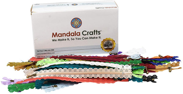 Mandala Crafts #5 Plastic Zipper – Separating Zippers for Sewing – Jac –  MudraCrafts