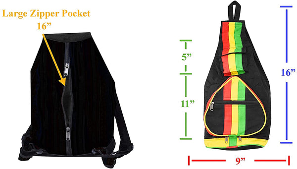 Mandala Crafts Boho Sling Bag for Women – Bohemian Shoulder Backpack – Hippie Boho Sling Backpack for Men Daypack