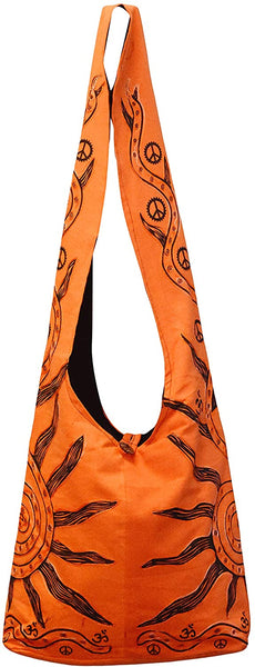 Monk Style Hippie Sling Cross Body Yoga Bag