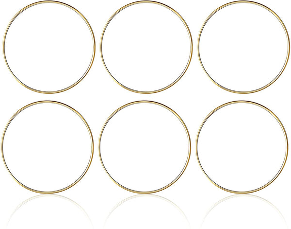 Mandala Crafts Metal Rings for Crafts – Large Metal Hoops for Crafts - Dream Catcher Rings Macrame Rings for Macrame Dream Catcher Supplies Metal Floral Hoop Wreath Frames