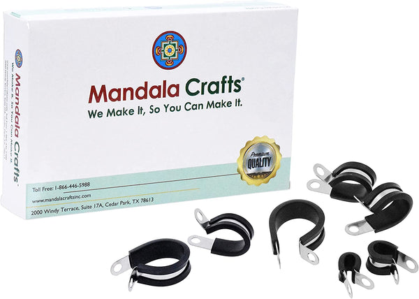 Mandala Crafts Cable Clamps – Wire Clamps for Electric Wires