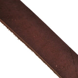 Mandala Crafts Genuine Leather Strap – Brown Cowhide Leather Strips for Crafts – Strap Leather Wrap for Handbag Saddle Belt Jewelry Making Craft Leather Straps 3/4 Inch Wide 6 Feet Long