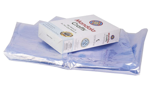 Plastic Shrink Wrap Bags for Soaps Shoes Gift Baskets – Clear Heat Shrink Wrap Bags for Bath Bombs CD Books Candles Heat Shrink Packaging by Mandala Crafts 500 PCs 6 X 6 Inches