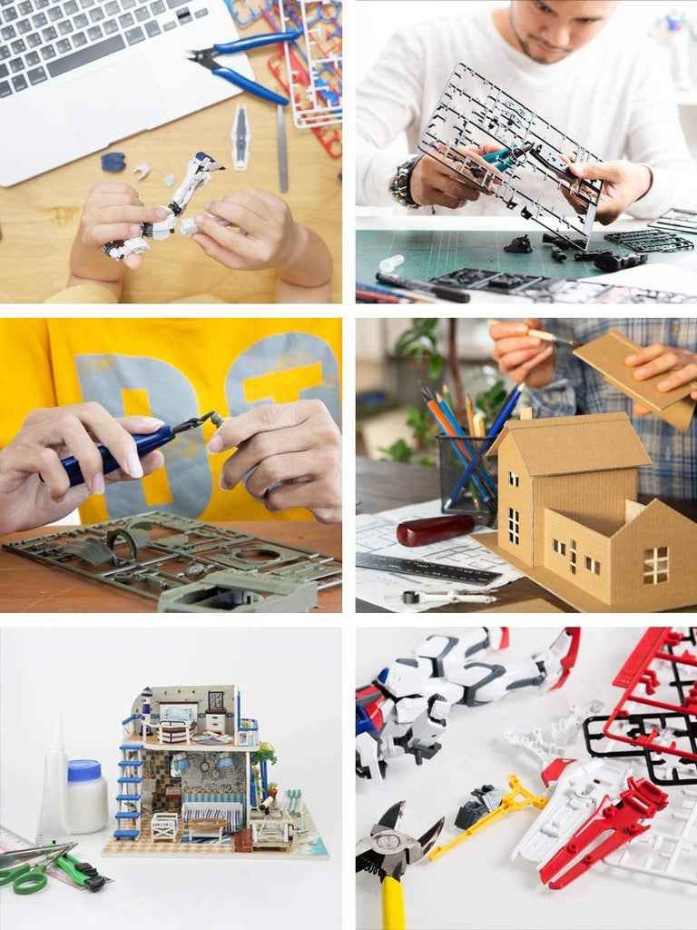 Mandala Crafts Model Tool Kit – Hobby Building Tool Hardware Basic Set –  MudraCrafts