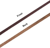 Mandala Crafts Flat Genuine Leather Cord for Jewelry Making – Leather String Cord Leather Lace Cowhide Leather Strips for Crafts Jewelry Making Braiding