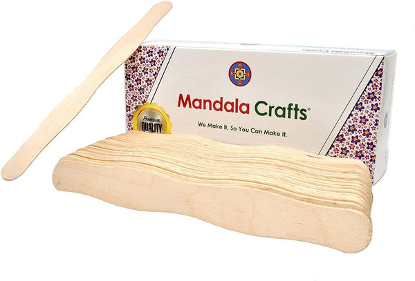 Fan Handle, Craft Stick, Wooden Paddle Kit for Wedding, Program, Aucti –  MudraCrafts