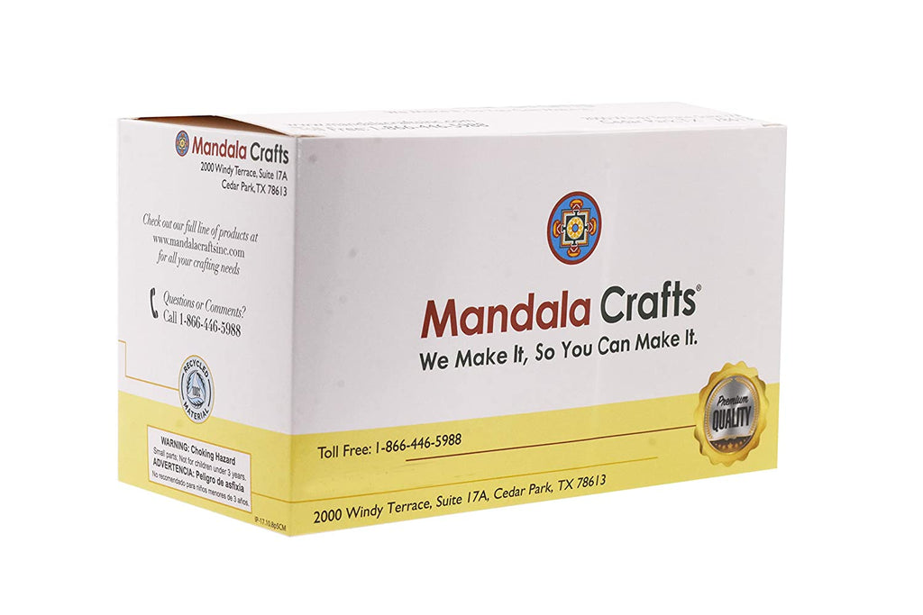  Mandala Crafts Blonde Hair Weave Needle and Thread Set