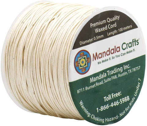 Round Waxed Thread for Leather Sewing - Leather Thread Wax String Poly –  MudraCrafts
