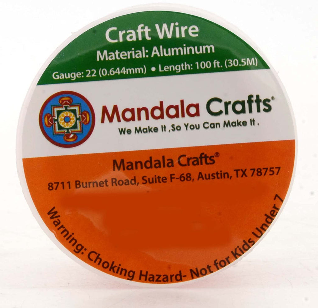 Mandala Crafts Anodized Aluminum Wire for Sculpting, Armature, Jewelry  Making, Gem Metal Wrap, Garden, Colored and Soft, 1 Roll(20 Gauge, Copper  Tone) Copper Tone 20 Gauge