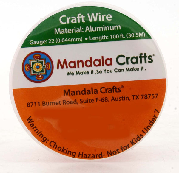 Mandala Crafts Anodized Aluminum Wire for Sculpting, Armature, Jewelry –  MudraCrafts
