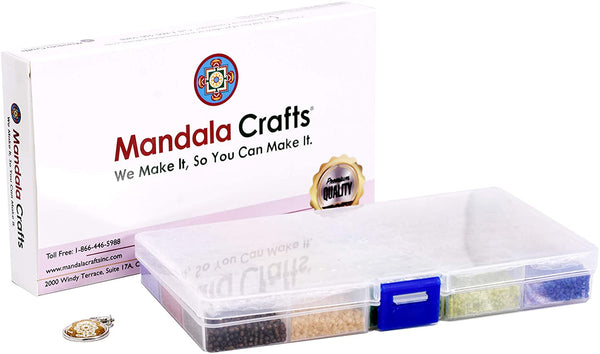 Mandala Crafts 6000 PCs 3mm Glass Seed Beads for Jewelry Making – Smal –  MudraCrafts